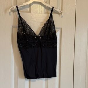 Victoria's Secret Black Lace Camisole